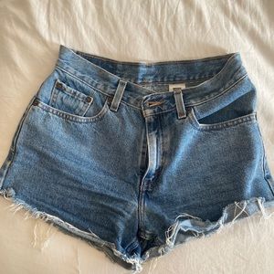 Levi’s denim Cut-off Shorts